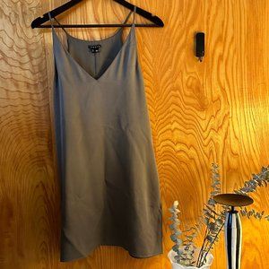 THEORY Tunic Top with V-Neck and Skinny Straps